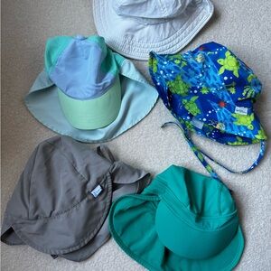 Hanna Andersson Kids Sun Hats - Blue, Green, Gray, White